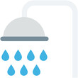 Shower Vector Icon 