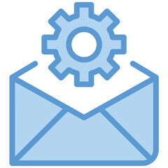 Sticker - Electronic mail Email Gear Letter Mail settings Send