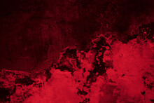 Scary Dark Red Blood Grunge Wall Concrete Texture Background