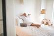 © zinkevych - Tired mature blonde woman in the bedroom