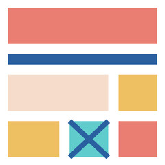 web modern line style icon