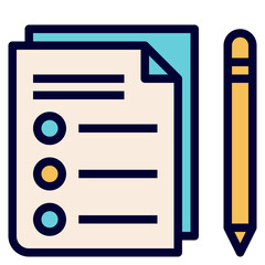 test modern line style icon