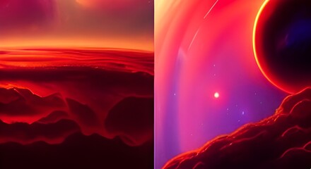 Wall Mural - night starry sky and Milky Way. Space dark background with fragment of our galaxy