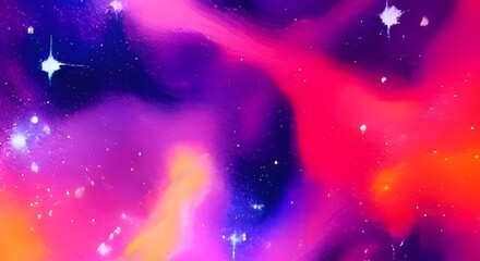 Wall Mural - science fiction wallpaper. Beauty of deep space. Colorful graphics for background, clouds, night sky, universe, galaxy, Planets,