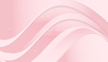 Wall Mural - abstract wave background with pink color template vector