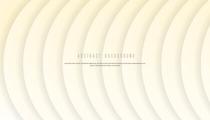 Wall Mural - 3d yellow abstract background with circle style