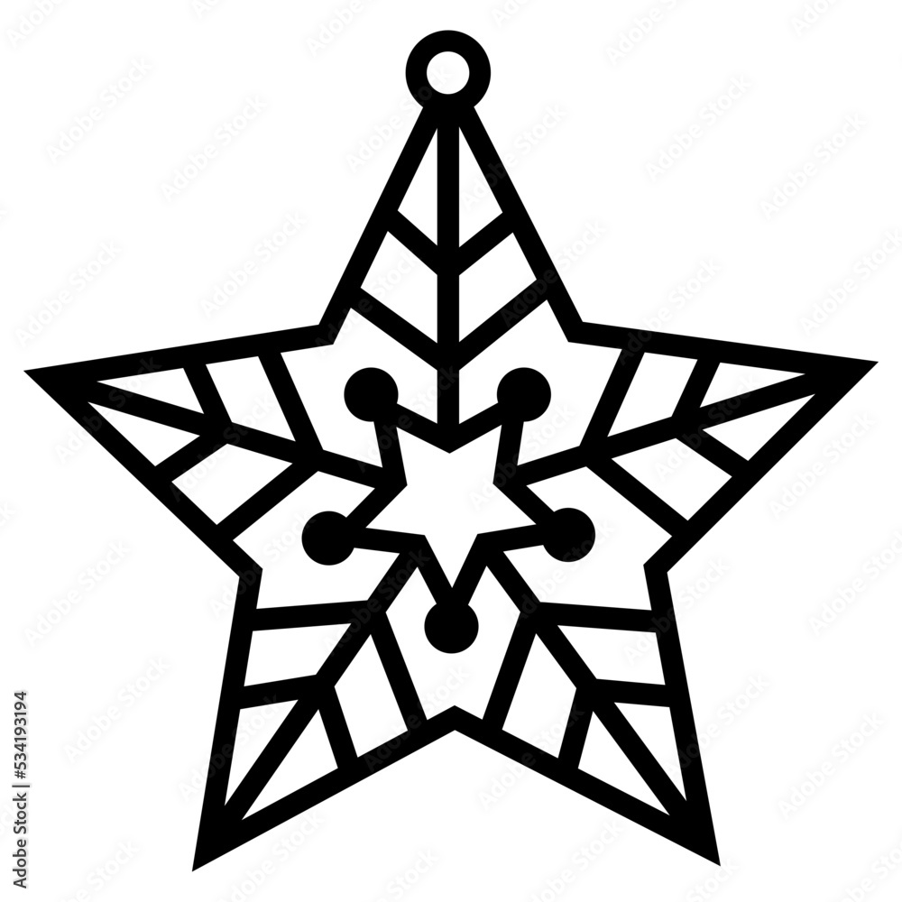 1000 F 534193194 rzNwlbJVc5cZzNTSd3WKQI3aUZtWp9Pv stock-vektorgrafik „christmas tree toy svg, christmas star laser