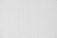 White Wall Tiles Bathroom Kitchen Texture Background