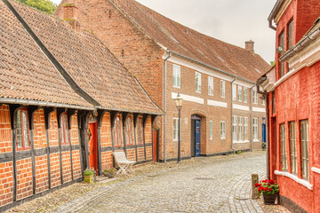 Canvas Print - Ribe, Denmark, HDR Image