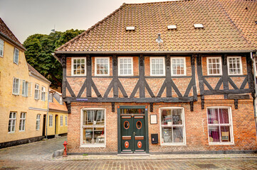 Wall Mural - Ribe, Denmark, HDR Image