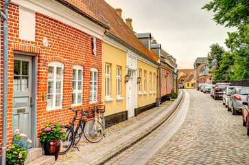 Canvas Print - Ribe, Denmark, HDR Image