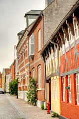 Sticker - Ribe, Denmark, HDR Image