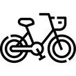 © LINECTOR - bicycle icon symbol element