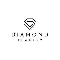 Canvas Print - double diamond or infinity diamond logo design