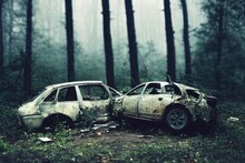 Old Abandoned Wrecked Vehicles