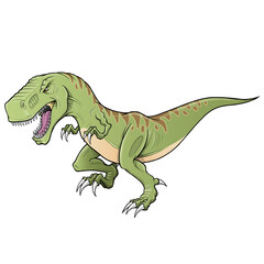 Aufkleber - Tyrannosaurus rex Dinosaur PNG file with transparent background