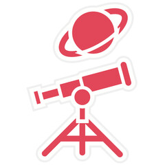 Sticker - Astronomy Icon Style