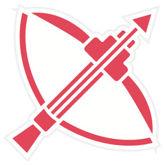 Sticker - Crossbow Icon Style