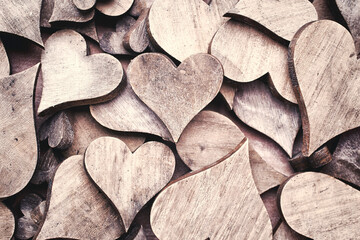 Wall Mural - Rustic heart.