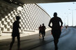 © ardasavasciogullari - Silhouette of a running competitors running special for the 100th anniversary of Izmir's liberation in Izmir Turkey.