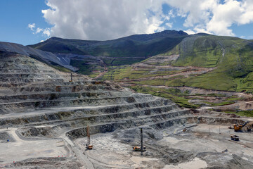 open pit mining in peru.