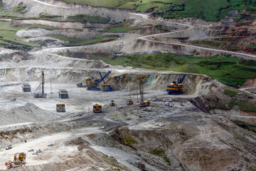 open pit mining in peru.