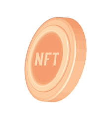 Sticker - NFT coin virtual icon