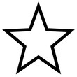 star modern line style icon