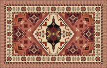 Part Of The Old Persian Red Carpet Texture Abstract Ornaments, Carpets,