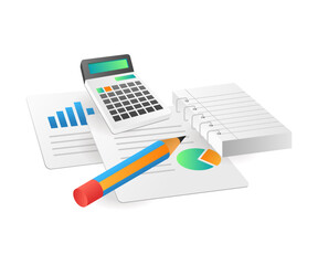 Aufkleber - Business income calculation records