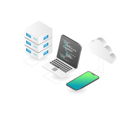 Poster - Cloud server program language computer