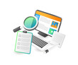 © hasan - Looking for data information on the internet
