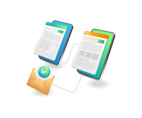 Poster - Smartphone email data network