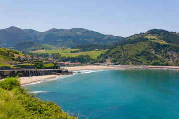 Wall Mural - The coastal town of Deba, Basque Country, Spain