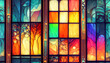 Beautiful stained glass windows