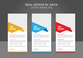 Real Estate DL Rack Card Template Design