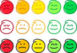 vector  mood emoji icons