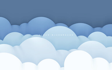 Wall Mural - cloud multicolor dimension background elegant decoration
