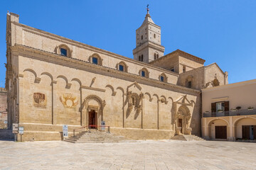 Kathedrale Santa Maria della Bruna im Sasso Barisano von Matera in der Basilikata in Süditalien