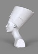 Nefertiti Bust White 3d illustration render