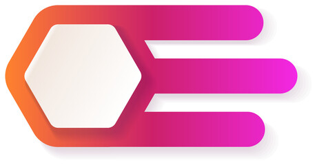 Fototapete - bullet point, infographic design element. png with transparent background.