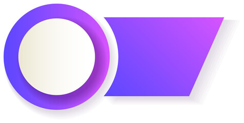 Fototapete - bullet point, infographic design element. png with transparent background.