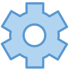 Sticker - cog, gear, machine, management, settings, setting, icon, ux, ui, design, user interface, cogwheel, technology, industry, illustration, machinery, vector, equipment, engineering, metal, business
