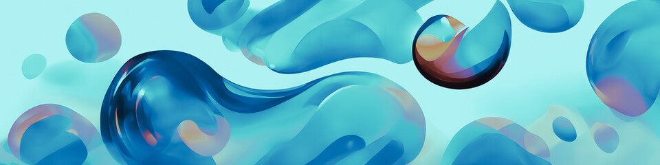 Wall Mural - Artistic concept painting of a abstract background, 3d illustration.