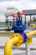Pipeline equipment of a natural gas compressor station