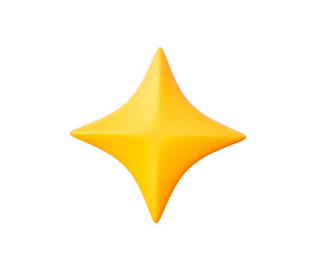 yellow 3d star