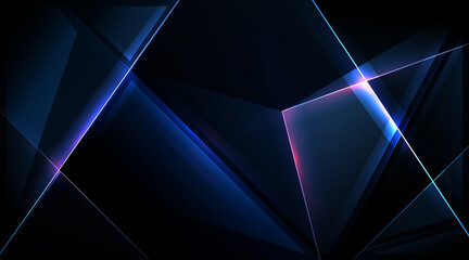 blue abstract ,background polygon elegant background and banner business  product present