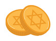 hanukkah gold coins
