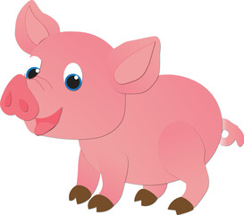 Wall Mural - pig