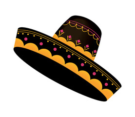 Poster - mexican hat icon